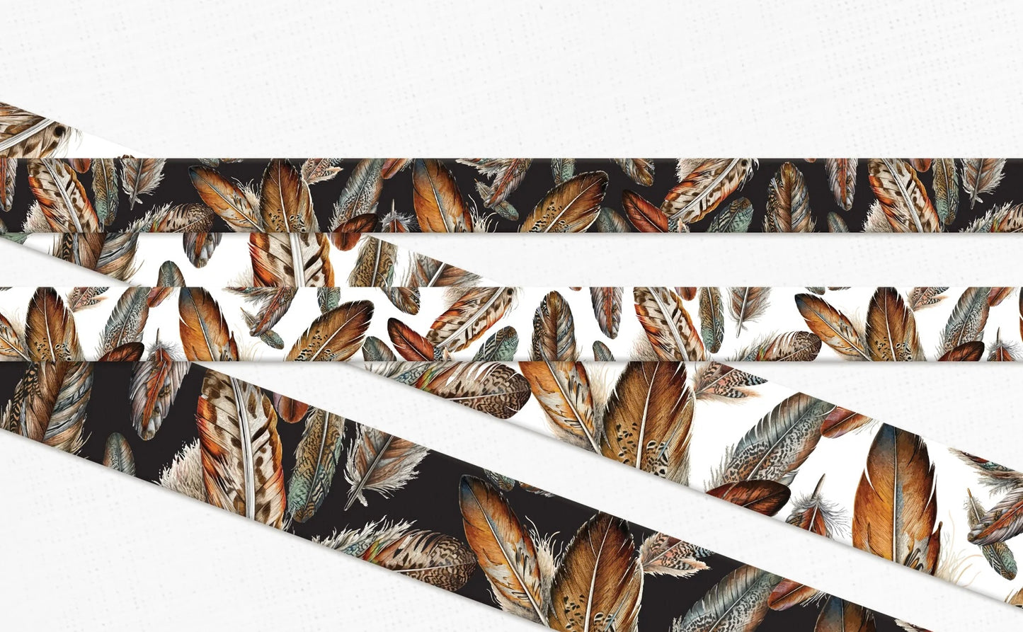 Feather UV printed Biothane Collar